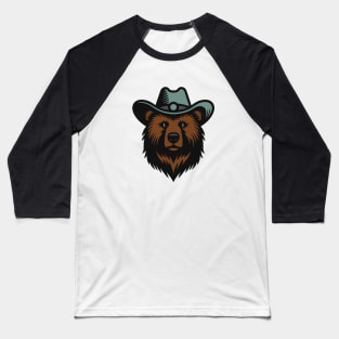 Cowboy Bear Baseball T-Shirt